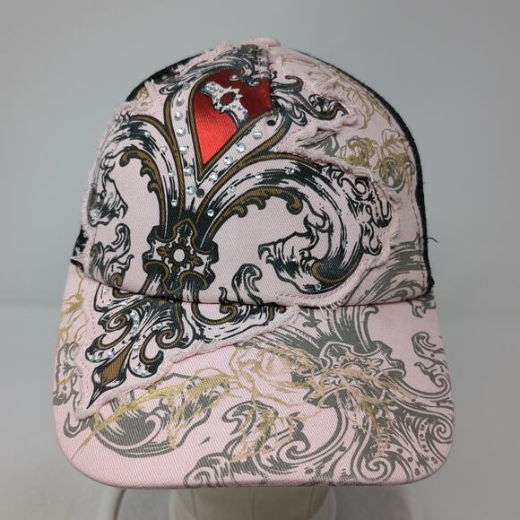 Blazin Roxx Snapback Trucker Hat Multi One Size Mesh Back Roses Rhinestone - Picture 2 of 10
